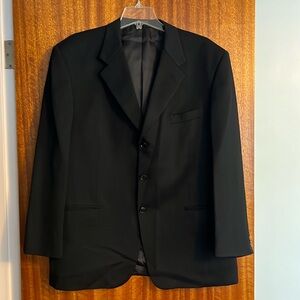 Mens black suit jacket